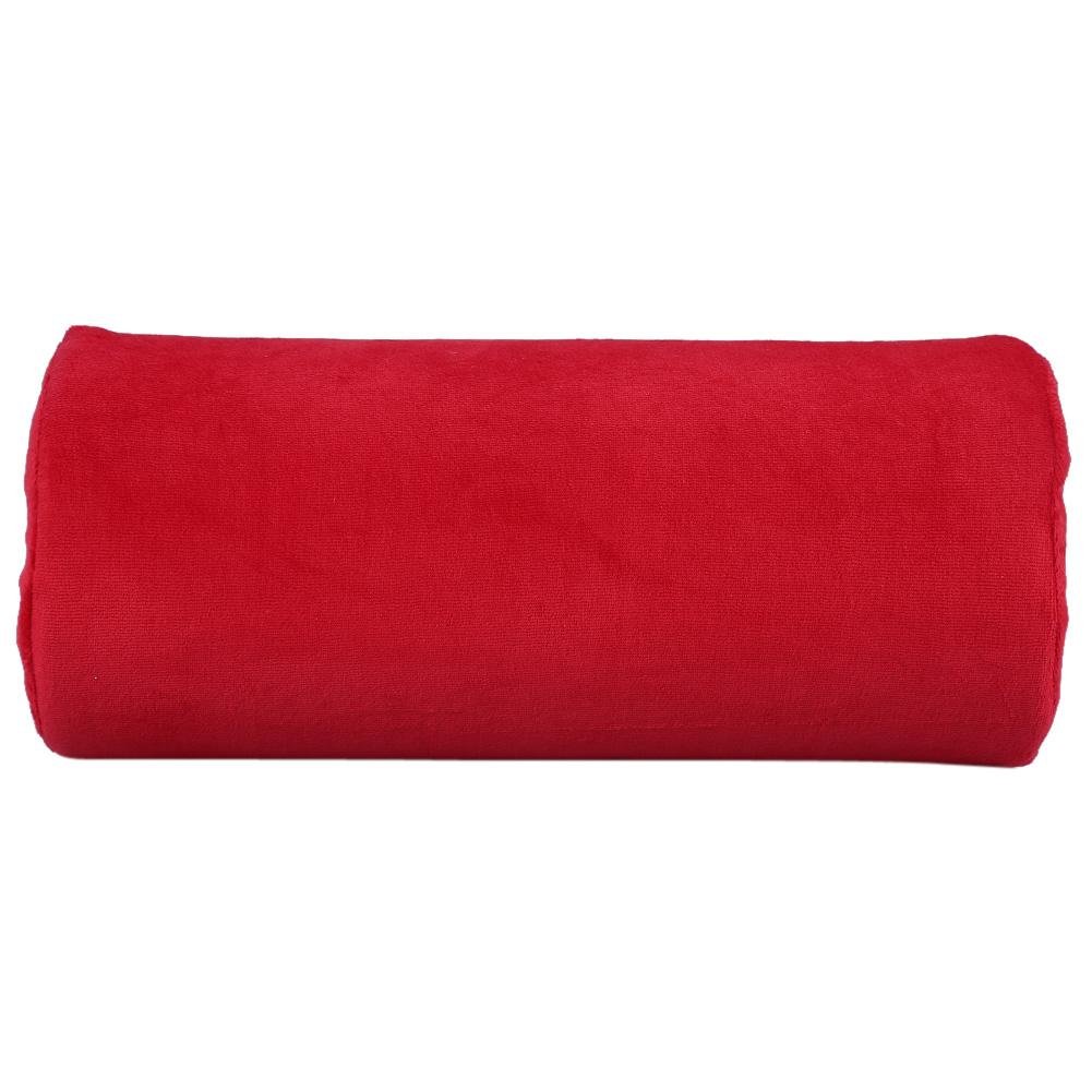 10 Colors Hand Cusion, Durable Salon Hand Rest Cushion Detachable Washable Nail Art Soft Sponge Pillow Arm Rest Equipment(Red)