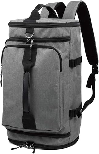 Amazon Co Jp スポーツバッグ ボストンバック スポーツ専門店が本気で考えたバック 背負えて 肩掛けもできて 手でも持てる 3way ジムバック リュック シューズ収納 軽量 防水 グレー シューズ バッグ