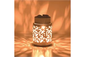 mocosa Ceramic Wax Melt Warmer,Wax Warmer for Scented Wax,Candle Wax Melter for mom, Fragrance wax melts for home decor(leaf)