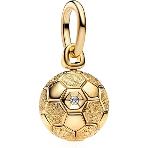 NUNUYAYA Charms Beads 925 Sterling Silver Gold Leaf Travel Friend Love Family Dangle Pendant with 5A Cubic fits for Charms Br