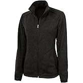 Charles River Apparel womens Heathered Fleece Jacket