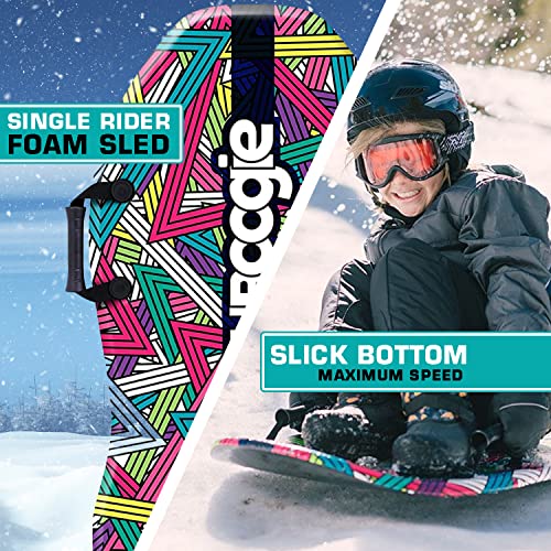 Snowboogie Wham-O Air Thunder 40" | Single Rider Snow Sleds with Side ...