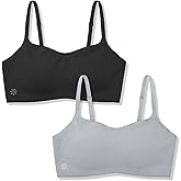 SALIA GIRL Adjustable Soft Training Bra for Girls, Seamless Cloudcozy Sport Bras 10-14 with Fixed Padding Cami Teen Bras