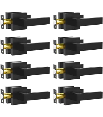 KaILI / Handle Pack 「Black」 AIKKIL 10 Pack Black Door Handle Interior Privacy Door
