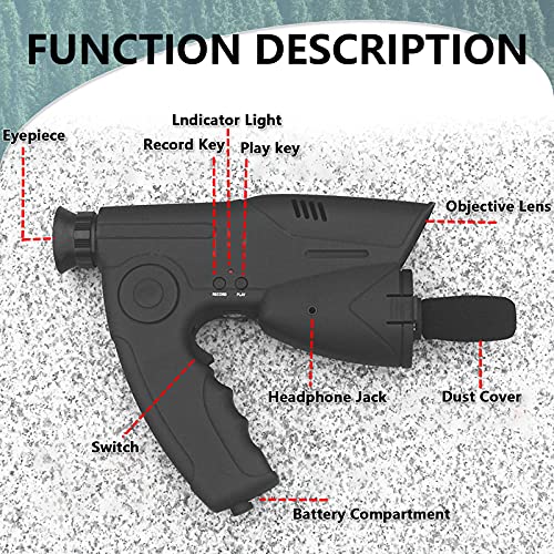 HomeAll Parabolic Microphone Monocular Headphone Amplifier Spy Gear