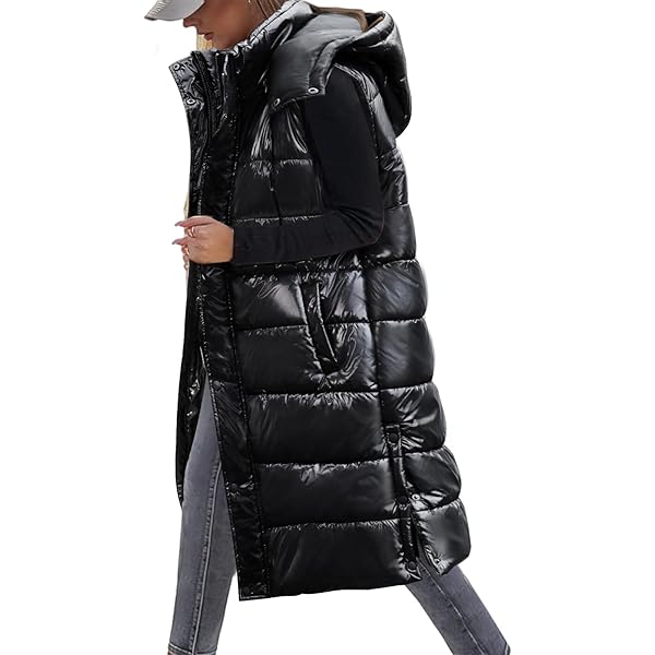 Chaleco Largo Acolchado Para Mujer Camel 5M3165A