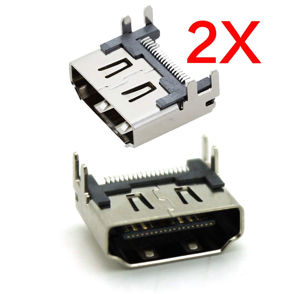 2X HDMI Port Socket Interface Connector Replacement for Sony Playstation 4 PS4