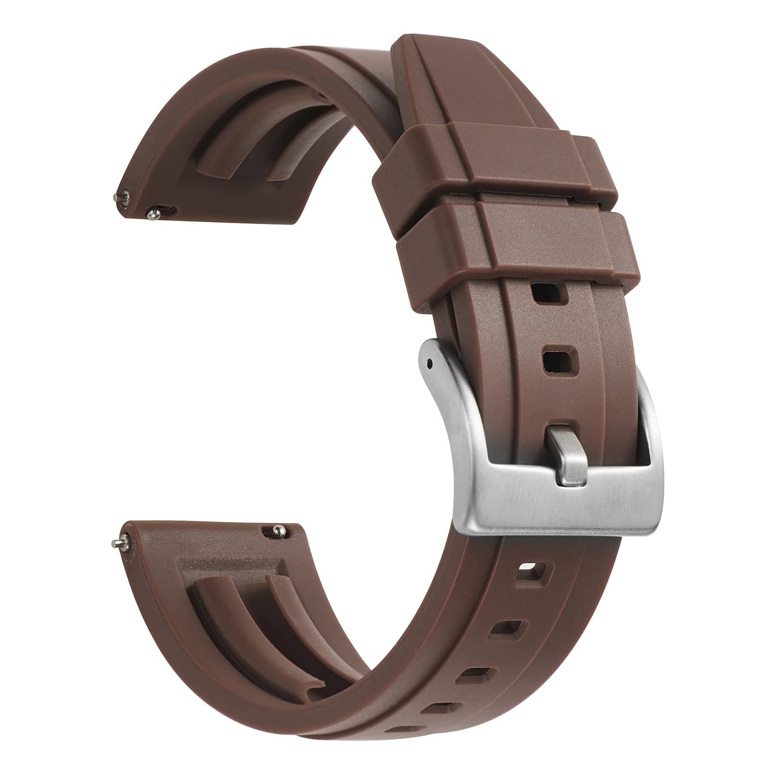WOUKUP Silicone Watch Bands Quick Release Rubber
