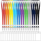 20 Pack Cruise Lanyard With Waterproof ID Card Holder, Durable Assorted Color (10 Colors) for Carnival Cruises Cards and Ships Key