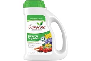 Scotts Company Osmocote 277860 Flower and Vegetable Smart-Release Plant Food, 14-14-14, 4.5-Pound Jug