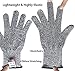 2 Pairs Cut Resistant Gloves, Anti-Cutting Protective Gloves, High Performance Level 5 Protection, Food Grade, EN388 Certified Kitchen Hand Protection Cut Proof Gloves