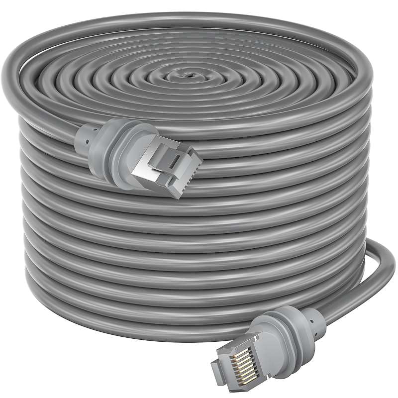 SMICEM Starlink Gen 3 Kabel 60m, wasserdichte Starlink-Kabelverlängerung für Starlink Standard Actuated Gen 3 / Satellite V3, Ersatz-Starlink-Ethernet-Kabel Gen
