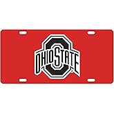 Decorvo College License Plate Acrylic Tag - Car Truck Accessory (Ohio St)