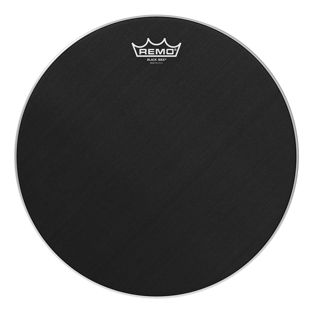Remo KS0613-00 Black Max Marching Snare Batter Drum Head (13-Inch)