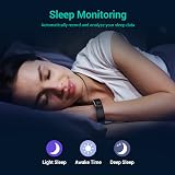 Runlio Fitness Tracker Heart Rate Monitor 14 Sports IP67 Waterproof 2026 view 4