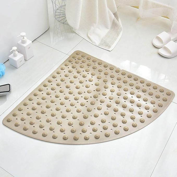 HBLZG Shower Mats Non Slip Sector PVC Corner Anti Mould Quadrant Bath