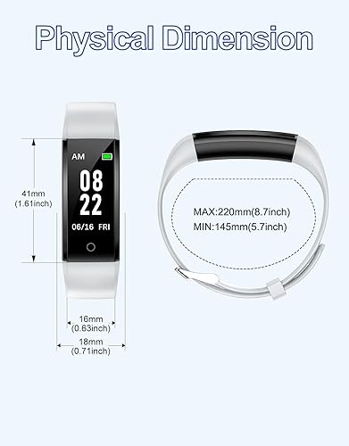 GRV Fitness Tracker Non Bluetooth Fitness Watch No App No Phone Required  Waterproof Pedometer Watch with Steps