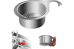 HISKI Stainless Steel Swan Sink Strainer Basket, 2024 New Kitchen Sink Drain Strainer Faucet Hanging Filter Basket, Corner Sink Strainer Multi-Functional Drain Basket for Fruit Vegetable (A 1pcs)