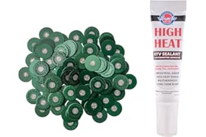 AUTOANDART Brock Diesel Engine Heat Tabs with High Heat Adhesive - Guaranteed Accurate - Center Melts At 240-250F/115-121C - 100 Heat Tabs Per Tube