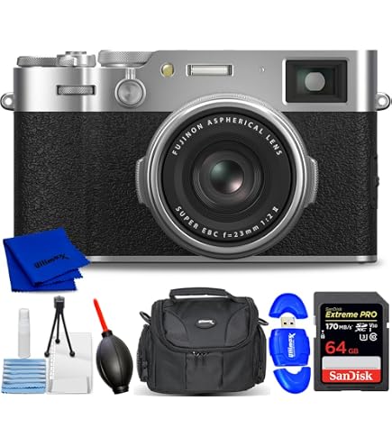 Amazon.com : FUJIFILM X100VI Digital Camera (Silver) + 64GB Memory
