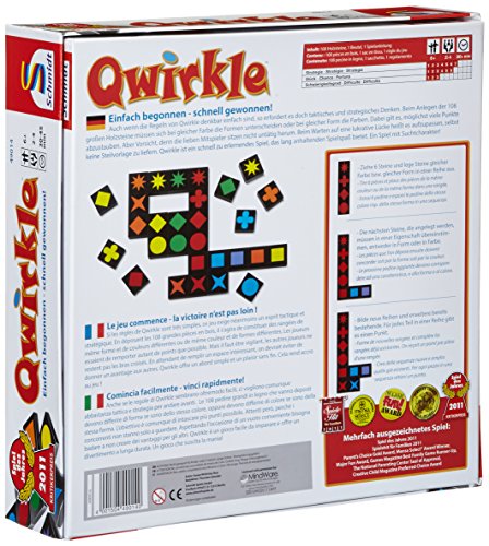 Schmidt Spiele 49014 Qwirkle, Spiel des Jahres 2011, Familienspiel – Bild 3