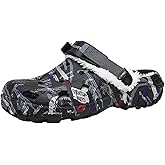 Meidiastra Women's Mens Fur Lined Clogs Waterproof Non Slip Garden Shoes Warm Plush House Slippers Indoor Outdoor Mules