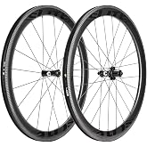 ELITEWHEELS Road Bike Carbon Wheels 700c Clincher 38/50/55/60/82mm Carbon Wheelset Tubeless Ready Cycling Wheel U Shape