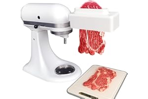 ABTER [UPGRADE] Meat Tenderizer Attachment for All KitchenAid Household Stand Mixers- Mixers Accesssories [No More Jams,No More Break,Easier to clean]