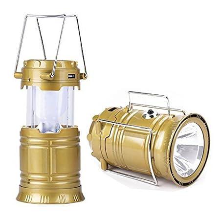OKASTA Multicolor Solar Emergency Light Lantern, USB Mobile Charging Point, Rechargeable Night Light Travel Camping Lantern