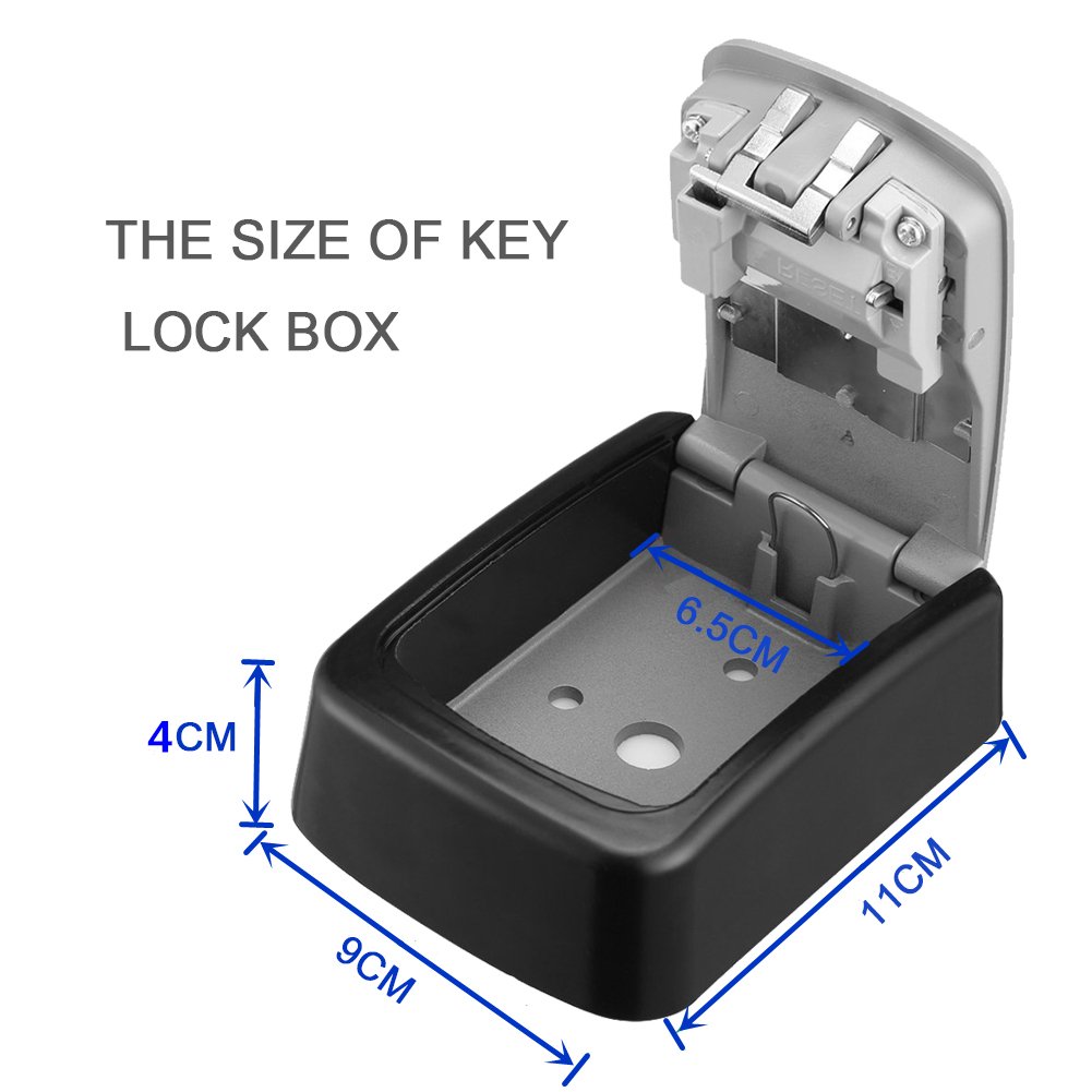 Electronic Digital Safe Box 31x20x20cm 8 5l With Keys Pin Number