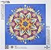 Leisure Arts - Diamond Art Sparkle Art Diamond Paint by Number Blue Mandala Kit – 5D Pixel Painting DIY Arts and Crafts for Kids Canvas Wall Decor