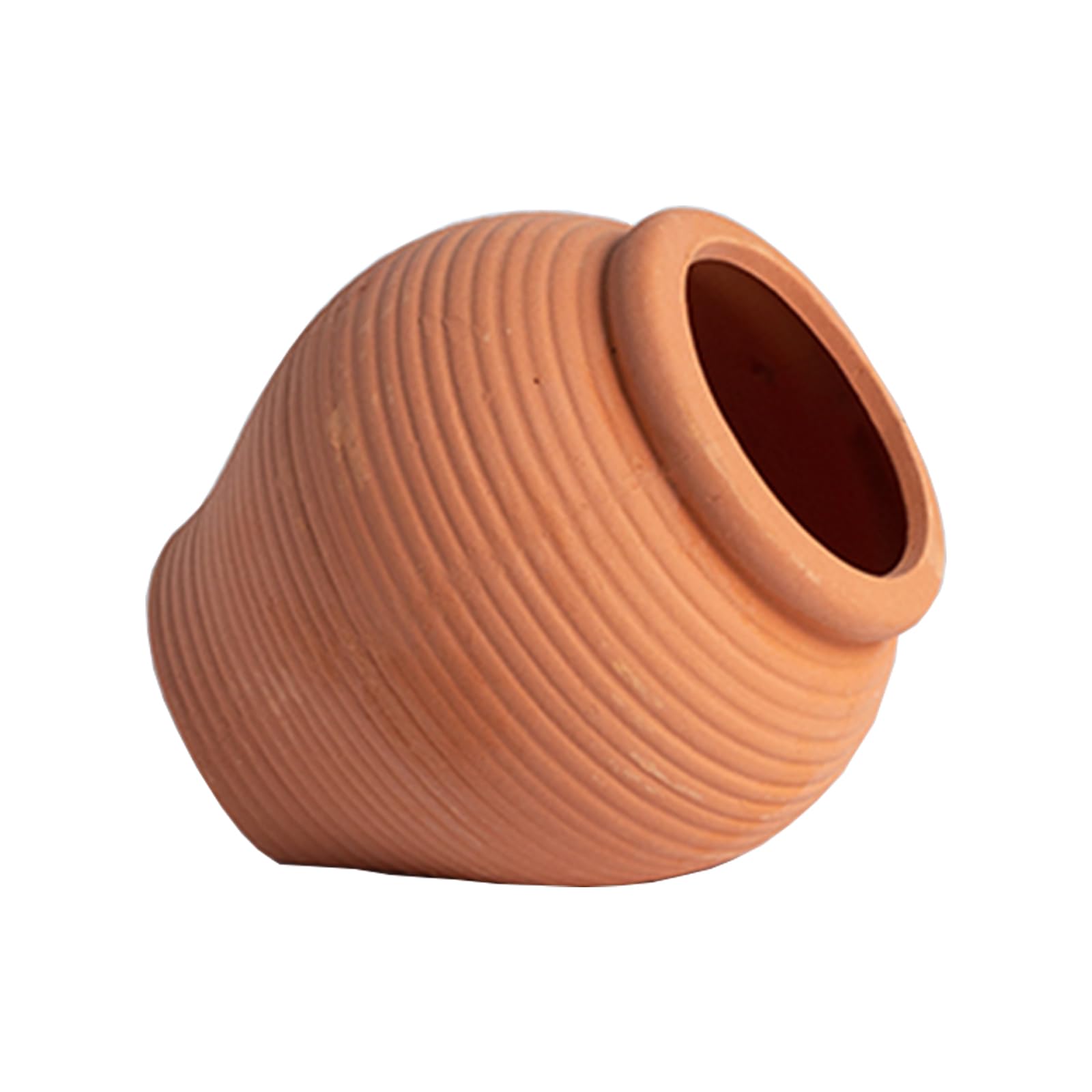 ANMOO Ceramic Jar Aquarium Decor, Betta Breeding Cave & Shrimp Hideout for Rest and Spawning, Fish Tank Ornament for Small Fish, Shrimps