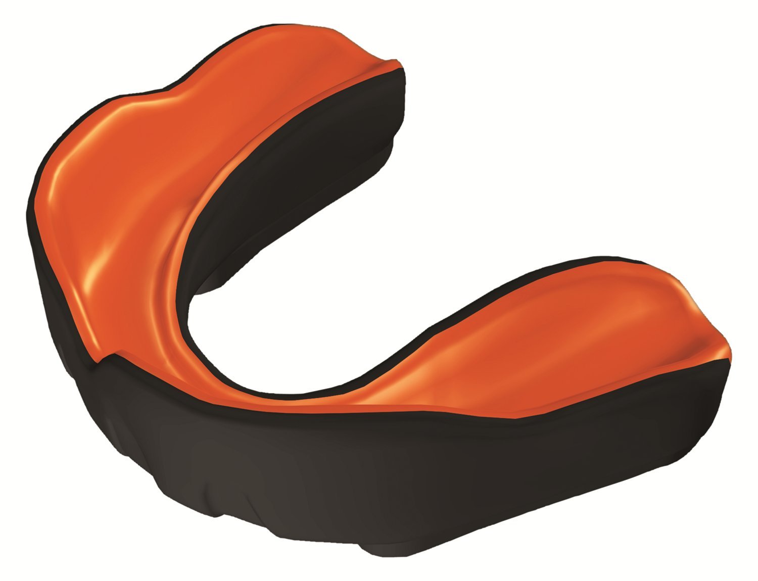 Makura Ignis Mouthguard (Black Granite/Molten Orange, Junior) — image 1