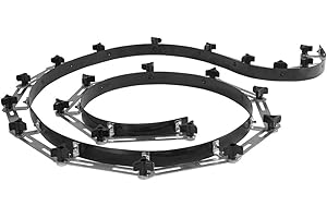 Peachtree Woodworking Supply Flexible Steel Curve Template for Transferring Curved Patterns. Ideal for Carpentry Woodworking 