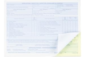 Blueline Driver's Log Book Vehicle's Daily Inspection Report, 31 Carbonless Duplicates, Bilingual, 5-3/8" x 8" (DCB252)