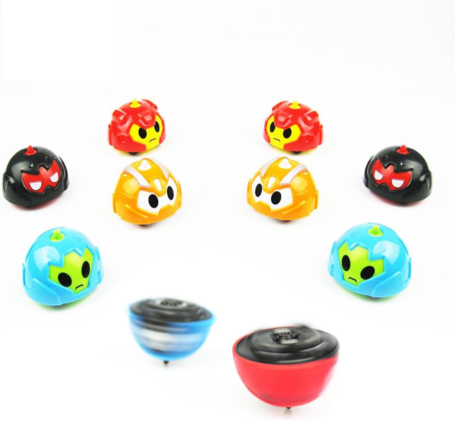 Amazing Birthday Gift Battling Gyro Car with Different Rotating Mode & Accessories Spinning Toy Dash CAR-Pack 10 Set