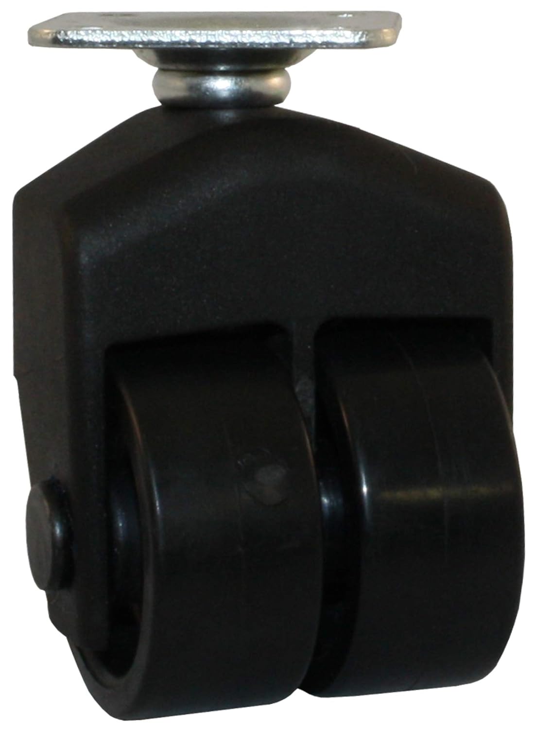 1 1/2 Inch XCaster High Capacity Low Profile Dual Wheel Caster 1 1/2