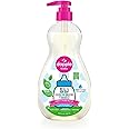 Dapple Baby - Bottle & Dish Soap, Plant Based Bottle Cleaner, Baby Safe Liquid Dish Soap, Fragrance Free Scented - While, 500