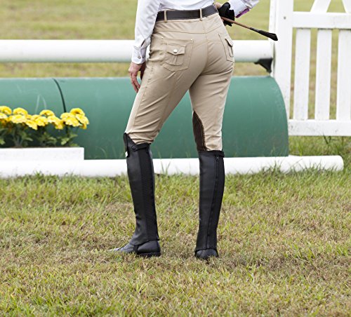 Huntley Equestrian Riding Pant with Back Snap Pockets, Beige, 30