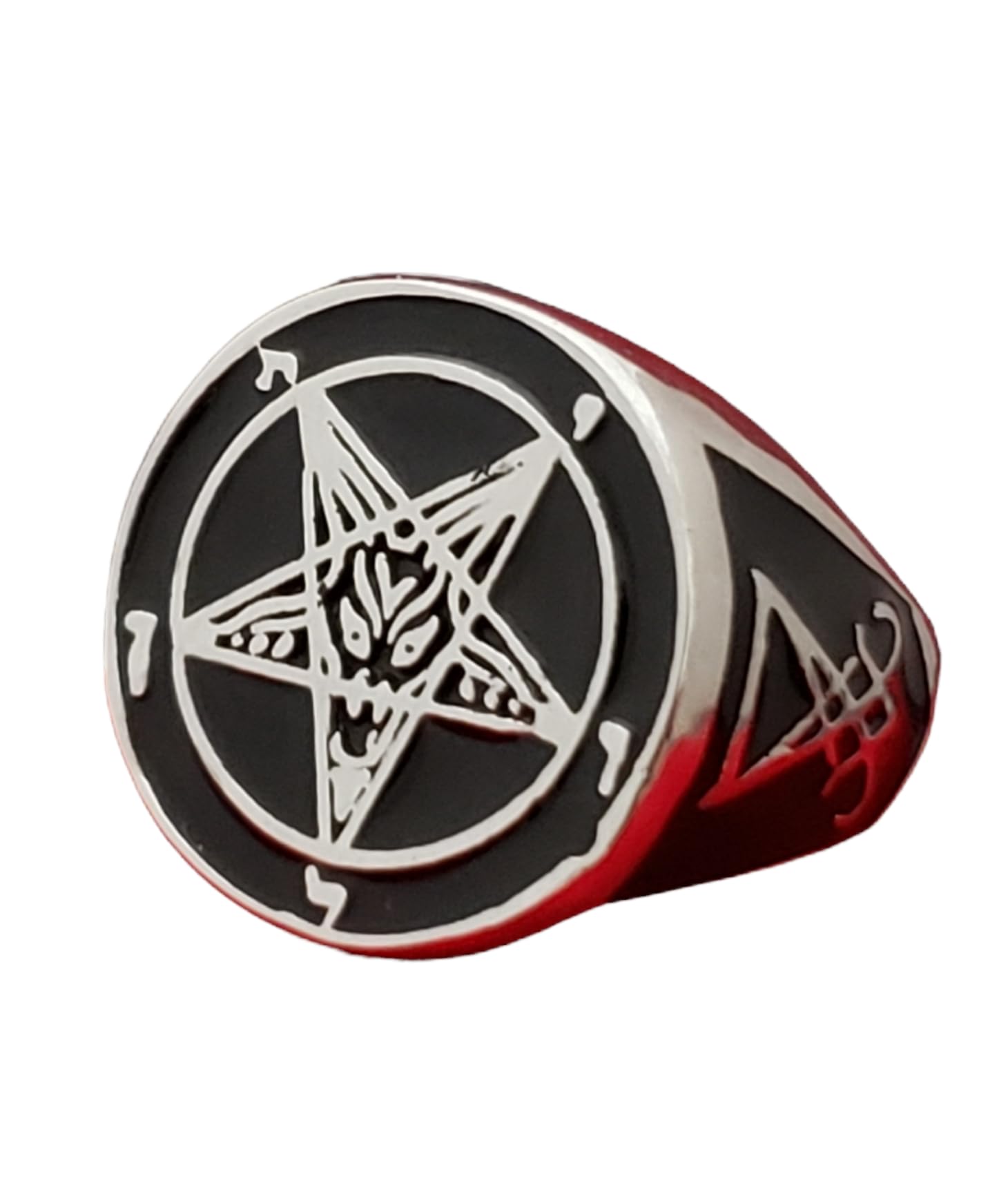 Generic Church of Satan Sigil of Baphomet Ring