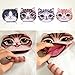Cai- new coin purses girls wallet 3D printing cute cat with tail animal big face wallets small zipper change bags for women four cute patters Cr11 (Coffee)