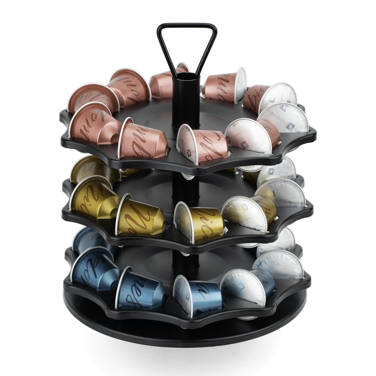HiveNets Coffee Pod Holder for Nespresso Original Capsules 3 Tier Organizer