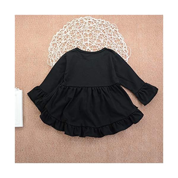 3PC Toddler Baby Girls Cute Floral Shirt Dress Pants Christmas Headband Outfit Clothing Sets - Image 6