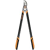 Fiskars Forged Lopper, Heavy-Duty Branch Cutter Gardening Tool with Replaceable Blade, 30", Black/Orange