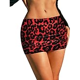 Sweet Hearts Black Mini Skirt for Women- Above Knee Elastic Waist Basic Mini Pencil Womens Skirts Bodycon Made in USA