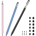 Stylus Pens for Touch Screens, StylusLink 3 in 1 Stylus Pencil High Sensitivity Universal Stylus Pen for iPad iPhone Apple Android Phone Samsung Tablets Laptop Chromebook Touch Screen Devices