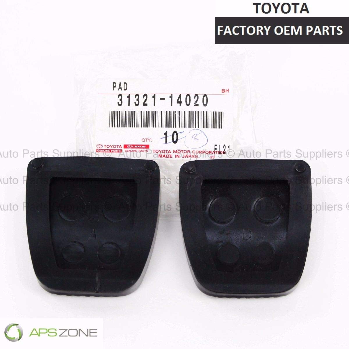 Amazon.com: Genuine OEM Toyota Brake/Clutch Pedal Pad Manual Trans  31321-14020 Set Of 2: Automotive