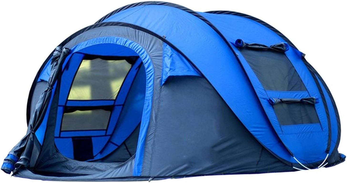 Outdoor 3-4persons Automatic Speed Open Throwing pop up Windproof Beach Camping Tent