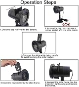 TEDD Waterproof LED Projector Light 12 Lenses Xmas Halloween Garden Party view 7