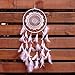 Dream Catchers White Feather for Bedroom, Malicosmile Indian Dream Catcher Wall Hanging Decorations Handmade Dreamcatcher